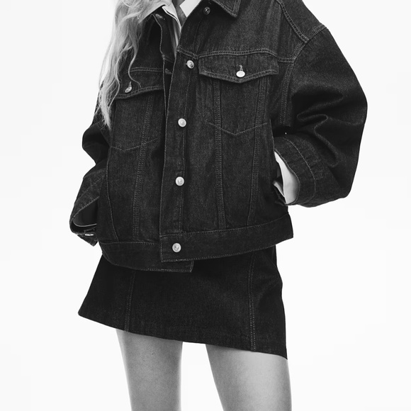 H&M denim mini skirt  NWT - Picture 9 of 13